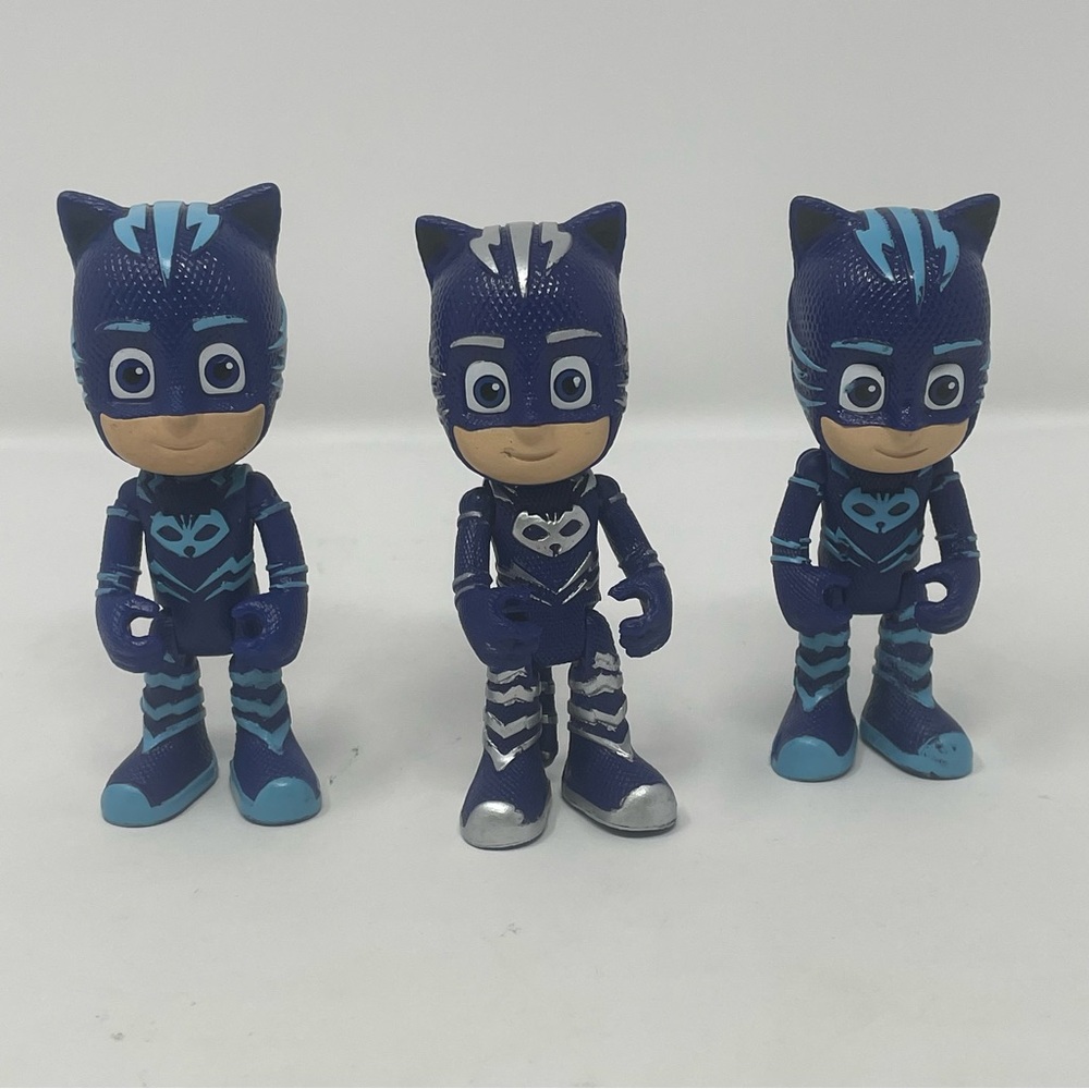 Lot of 3‎ PJ Masks Catboy Action Figures - 3.5" Poseable Disney Junior Toys